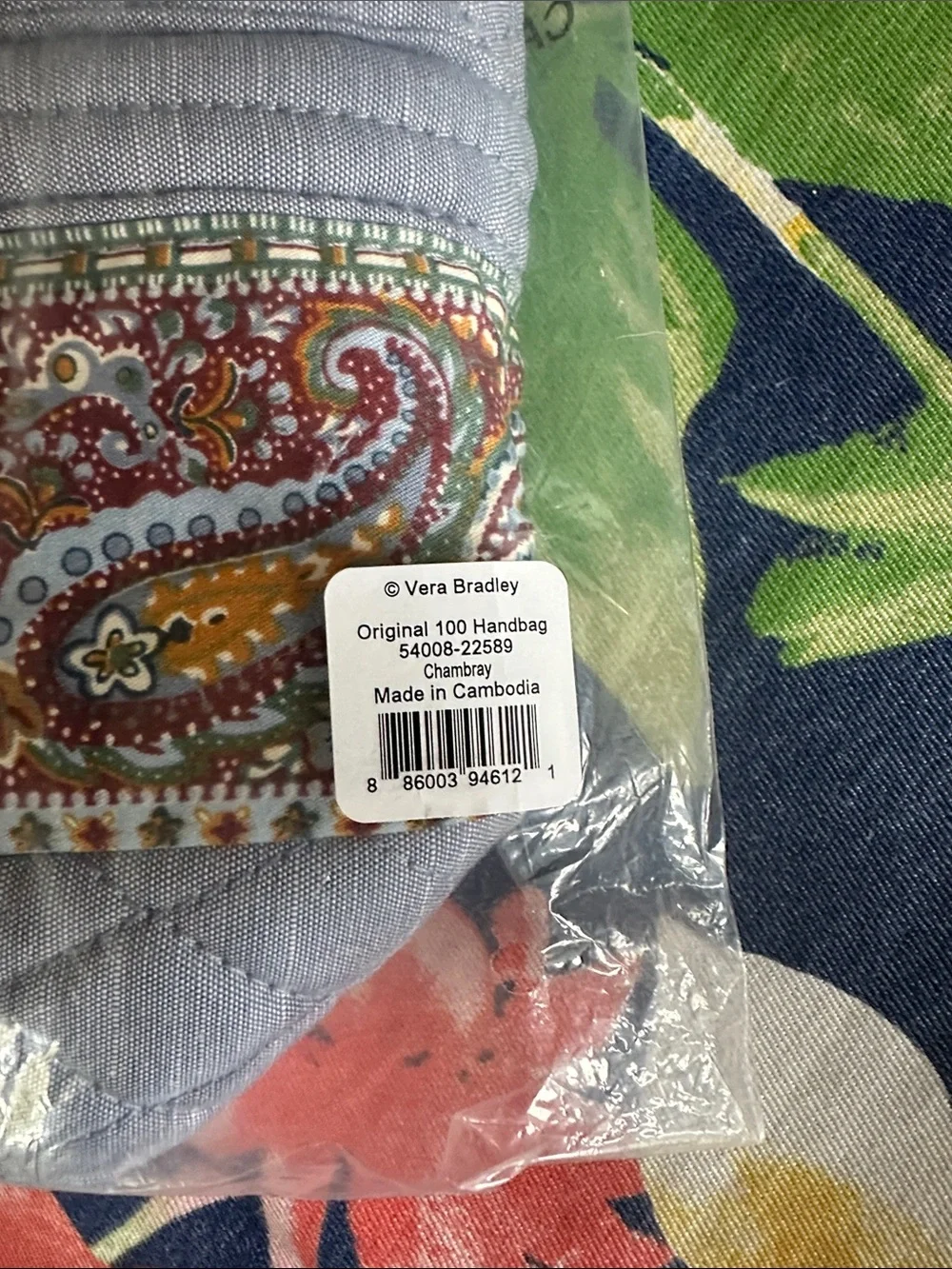 Brand New Vera Bradley 101 Handbag